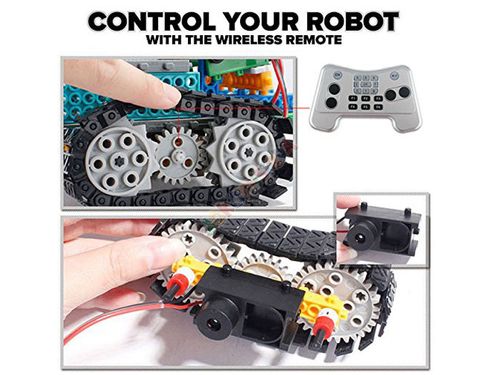 Klocki techniczne czołg r/c + pilot 237 ele RC0287 na Arena.pl
