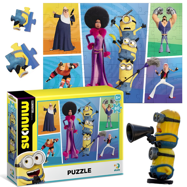 Puzzle Edukacyjne Minionki 80 Elementów Dodo 200363 zdjęcie 1