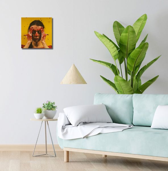 Obraz 30x30cm Dotyk Ekspresji Własnej zdjęcie 2