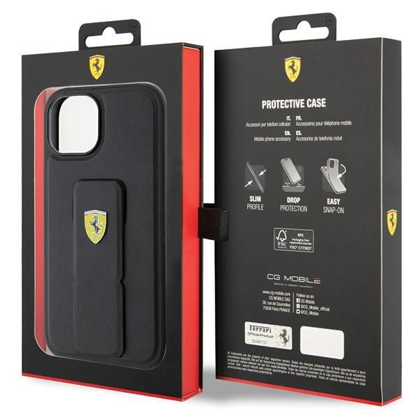 Etui Ferrari do iPhone 15, iPhone 14, iPhone 13, Czarny zdjęcie 8