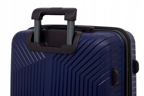 Wytrzymała Walizka Rozmiar Średni 65L Polipropylen 4 Koła Bagaż na Arena.pl