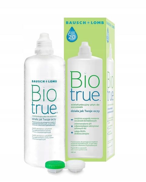 Płyn do soczewek Bausch&Lomb Biotrue 480ml zdjęcie 2