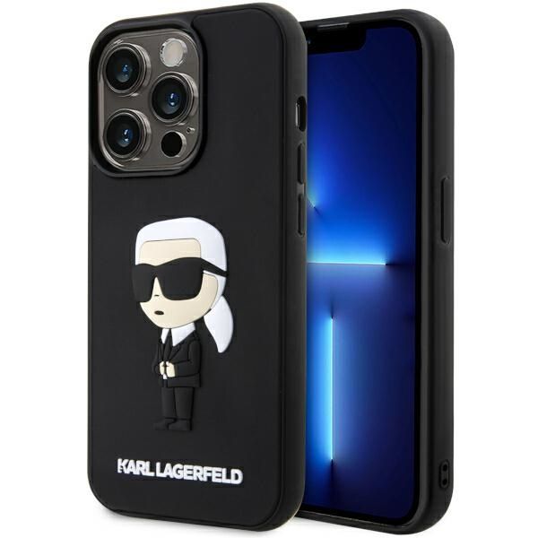 Etui Karl Lagerfeld do iPhone 14 Pro, Czarny zdjęcie 1