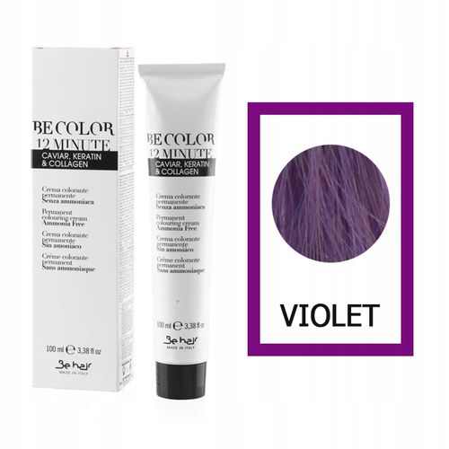 BE HAIR Be Color Farba do włosów Bez Amoniaku VIOLET - 100ml na Arena.pl