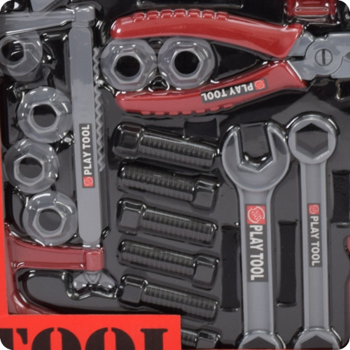 ZESTAW MAJSTERKOWICZA DLA DZIECI NARZĘDZIA 30 ELEMENTÓW  MŁOTEK KOMBINERKI na Arena.pl