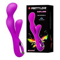 Futurystyczny Wibrator Silikonowy Wielofunkcyjny Pretty Love Impulse