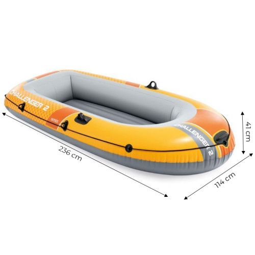 Ponton INTEX Challenger 2 trzykomorowy na Arena.pl