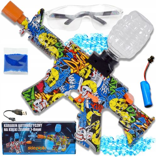 PISTOLET NA KULKI ŻELOWE WODNE AUTOMATYCZNY KARABIN DUŻY ZESTAW AKUMULATOR na Arena.pl