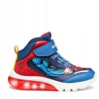 SNEAKERSY CHŁOPIĘCE ZE ŚWIATEŁKAMI GEOX SUPERMAN R30