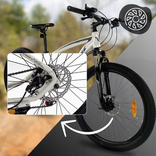 ROWER GÓRSKI MTB 26 SHIMANO 21 BIEGÓW SHIMANO 2xTARCZE RAMA 16" KOŁA 26" na Arena.pl