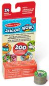Sticker WOW 200szt naklejek MINI KIĄŻECZKA Uzupełnienie Naklejki ZWIERZĄTKA