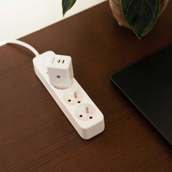 Spacecase Usb Charger 45W Gan Sc007W White zdjęcie 14