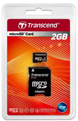 Transcend microSD 2GB + adapter na Arena.pl