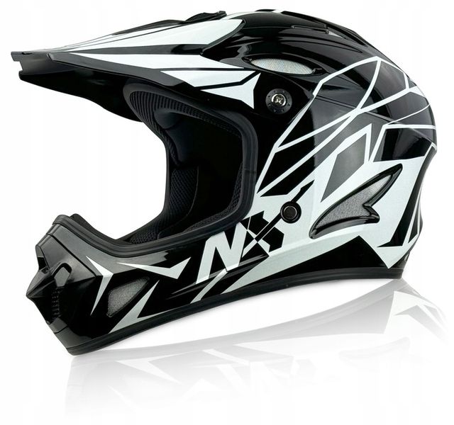 ZESTAW NX KASK + GOGLE DOWNHILL NX EXTREME r.XS |KASK ROWEROWY |900g LEKKI zdjęcie 11