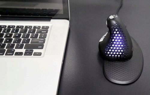 Bezprzewodowa Myszka Pionowa Delux M618xsd Bluetooth 2.4g Rgb Czarna na Arena.pl