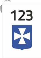 MAGNES na samochód auto MAGNETYCZNE oznaczenie TAXI RZESZÓW numer