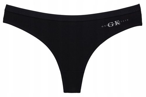 Majtki stringi damskie bawełniane GK zestaw gładkie z napisem na Arena.pl