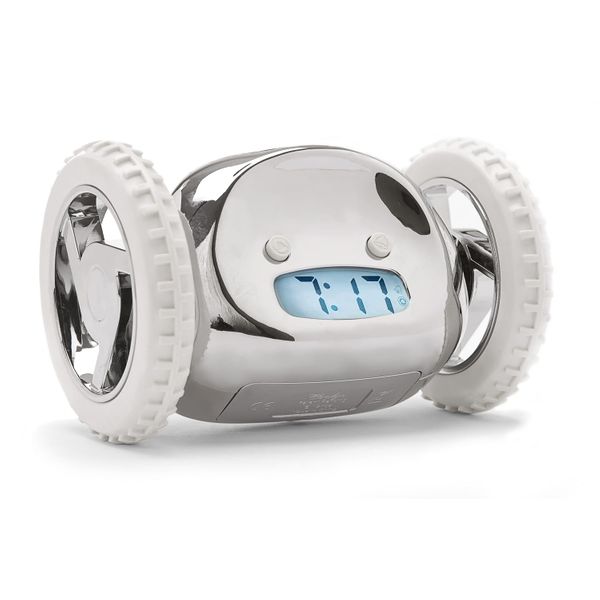 Uciekający Budzik Clocky Chrome - Chromowany zdjęcie 7