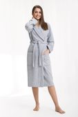 Szlafrok damski LUNA kod 352 szary roz. XL