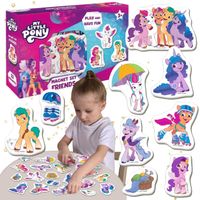 zestaw magnesów my little pony kucyki kolorowe kompaktowe układanka