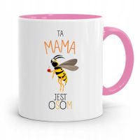 Kubek Różowy Prezent Dla Mamy Ta Mama Jest Osom Z Nadrukiem Ze Zdjęciem