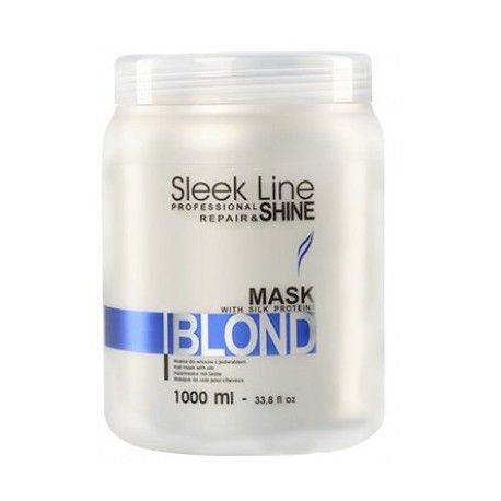 STAPIZ Sleek Line MASKA DO WŁOSÓW BLOND 1000ML zdjęcie 1
