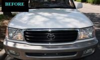 FOR TOYOTA LANDCRUISER 98 99 00 01 02 - LIstwy chrom grill chromowan