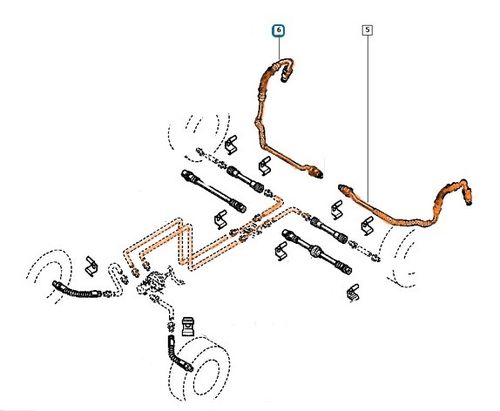 Renault Scenic 1 Tarcze Tył Zestaw Przewodów Hamulcowych Stalowych W na Arena.pl