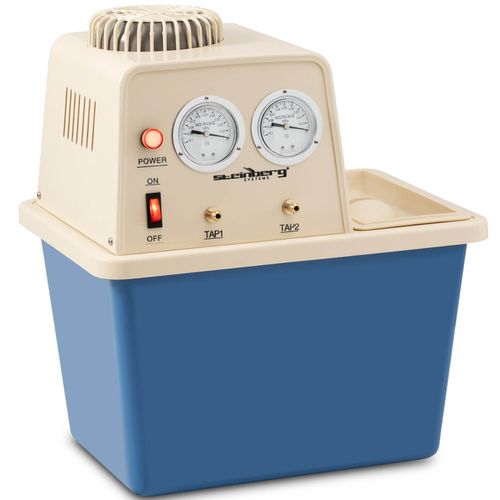 Pompa próżniowa laboratoryjna z obiegiem wody 2 zawory manometry 15 l 180 W na Arena.pl