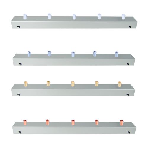 Podsufitka Sufitowa Prostokątna  50cm Jasno Szara z Miedzią 5 otworów na Arena.pl