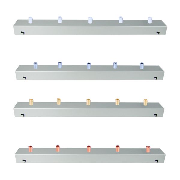 Podsufitka Sufitowa Prostokątna 50cm Jasno Szara z Miedzią 5 otworów zdjęcie 3