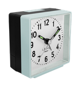 LAVVU Srebrno-niebieski budzik SWEEP - 3 LATA GWARANCJA!