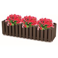 Doniczka skrzynka balkonowa 18x58x16,2 cm brąz