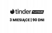 TINDER PLATINUM 3 MIESIĄCE 90 DNI NA TWOJE KONTO KOD AUTOMAT 24/7