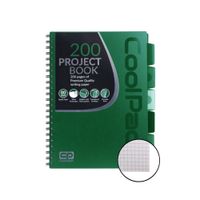 kołonotatnik a4 100 kartek patio coolpack 5 zakładek zielony