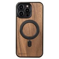 Drewniane Etui Bewood na iPhone 14 Pro Max Orzech Amerykański MagSafe