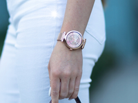 STYLOWY SMARTWATCH DAMSKI AUORA AMOLED WODOODPORNY DODATKOWY PASEK GRATIS