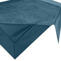 Serweta welwetowa VELVET 85X85 granatowa