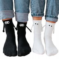 Skarpetki magnetyczne trzymające się za ręce zestaw dla par na magnes oczy