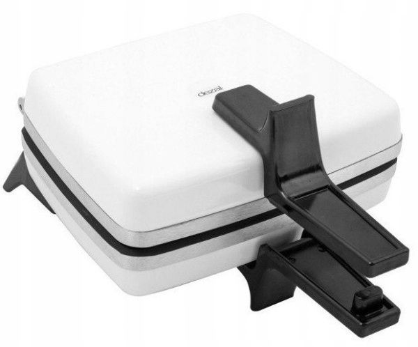 Gofrownica Dezal 301.4W 1300 W Biały + Drewniany widelec zdjęcie 3