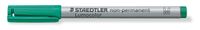 foliopis zmywalny m zielony lumocolor staedtler