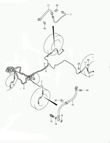 Suzuki Ignis 2 Zestaw Przewodów Hamulcowych Sztywnych Stalowych W Otulinie na Arena.pl