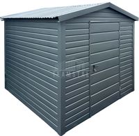 Schowek domek ogrodowy 2x2m - drzwi - antracyt - dach TS1161