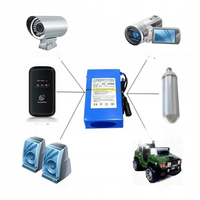 Akumulator litowo-jonowy 12V 1-2A 6800mAh do kamer CCTV Z ADAPTEREM