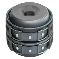 Zestaw garnków 18in1 turystycznych naczynia czajnik patelnia garnek