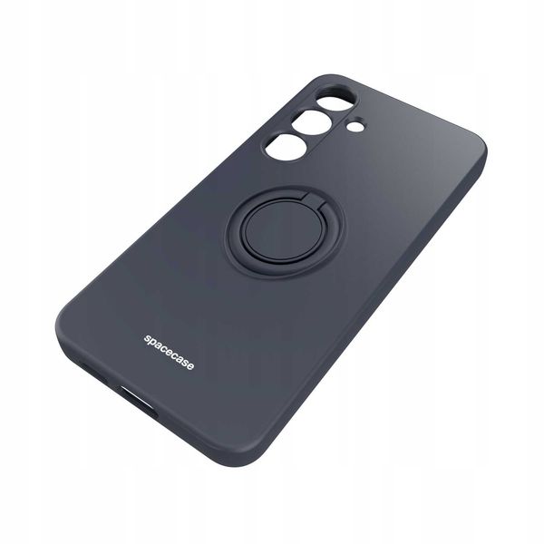 Spacecase Silicone Ring Galaxy S24 Black zdjęcie 5