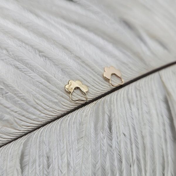 Złote kolczyki łapki - pr.585 zdjęcie 10