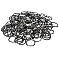 OGNIWKA montażowe kółeczka otwarte 8mm czarne 110szt.