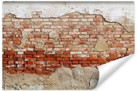 Fototapeta Do Salonu Stara CEGLANA Ściana Efekt 3D Beton 90cm x 60cm