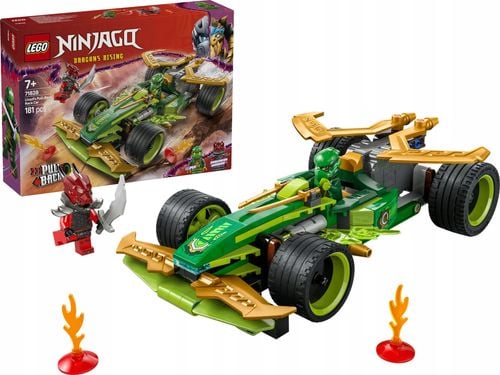 71828 - lego ninjago - samochód wyścigowy lloyda z napędem typu pull-back na Arena.pl